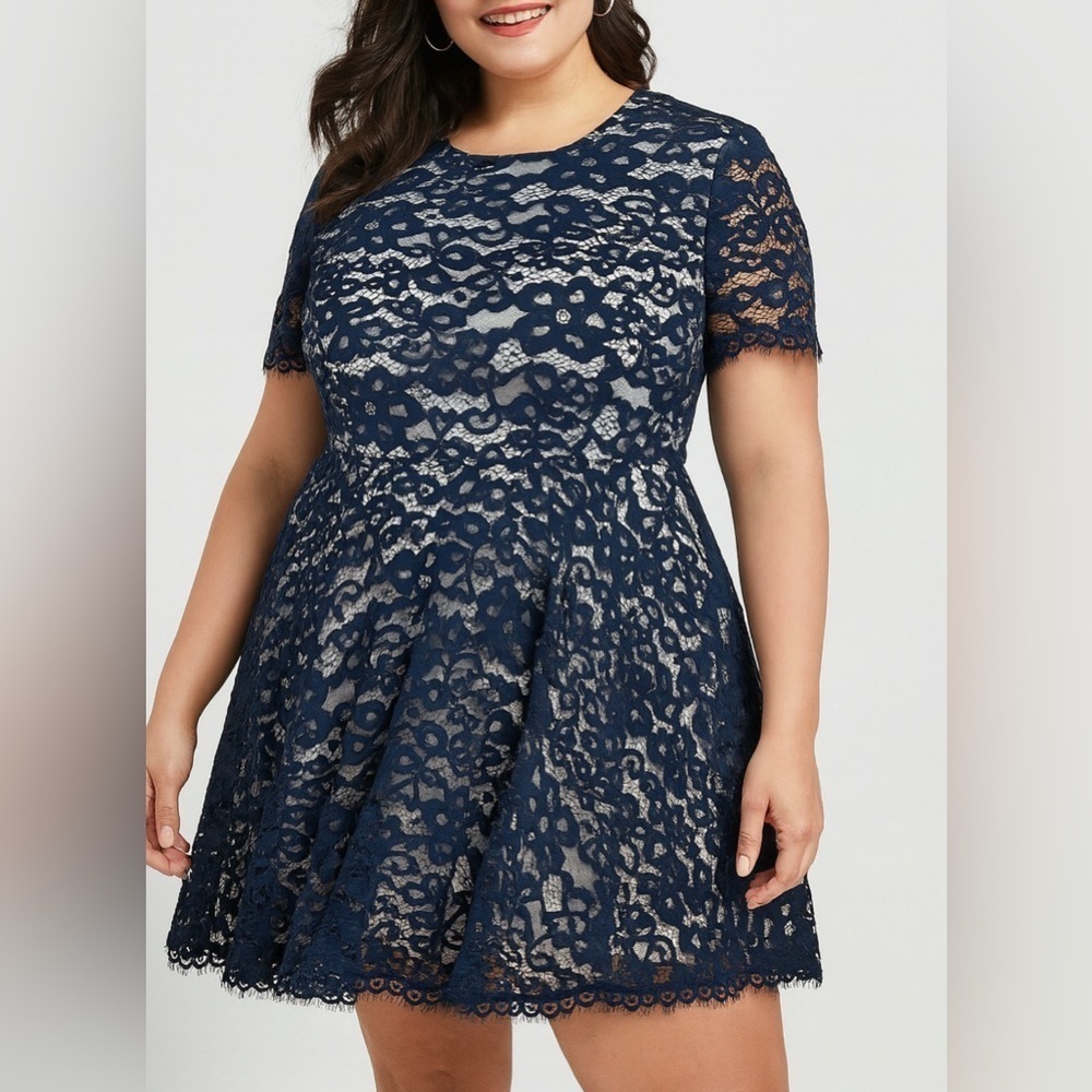 NEW Shoshanna lace fit and flare dress